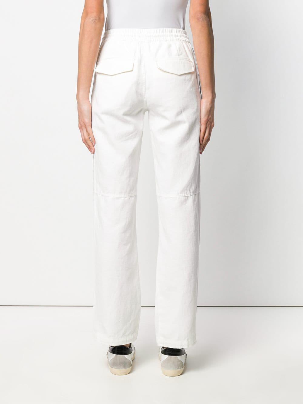 Zadig & Voltaire Cotton Parco Pants in White - Lyst