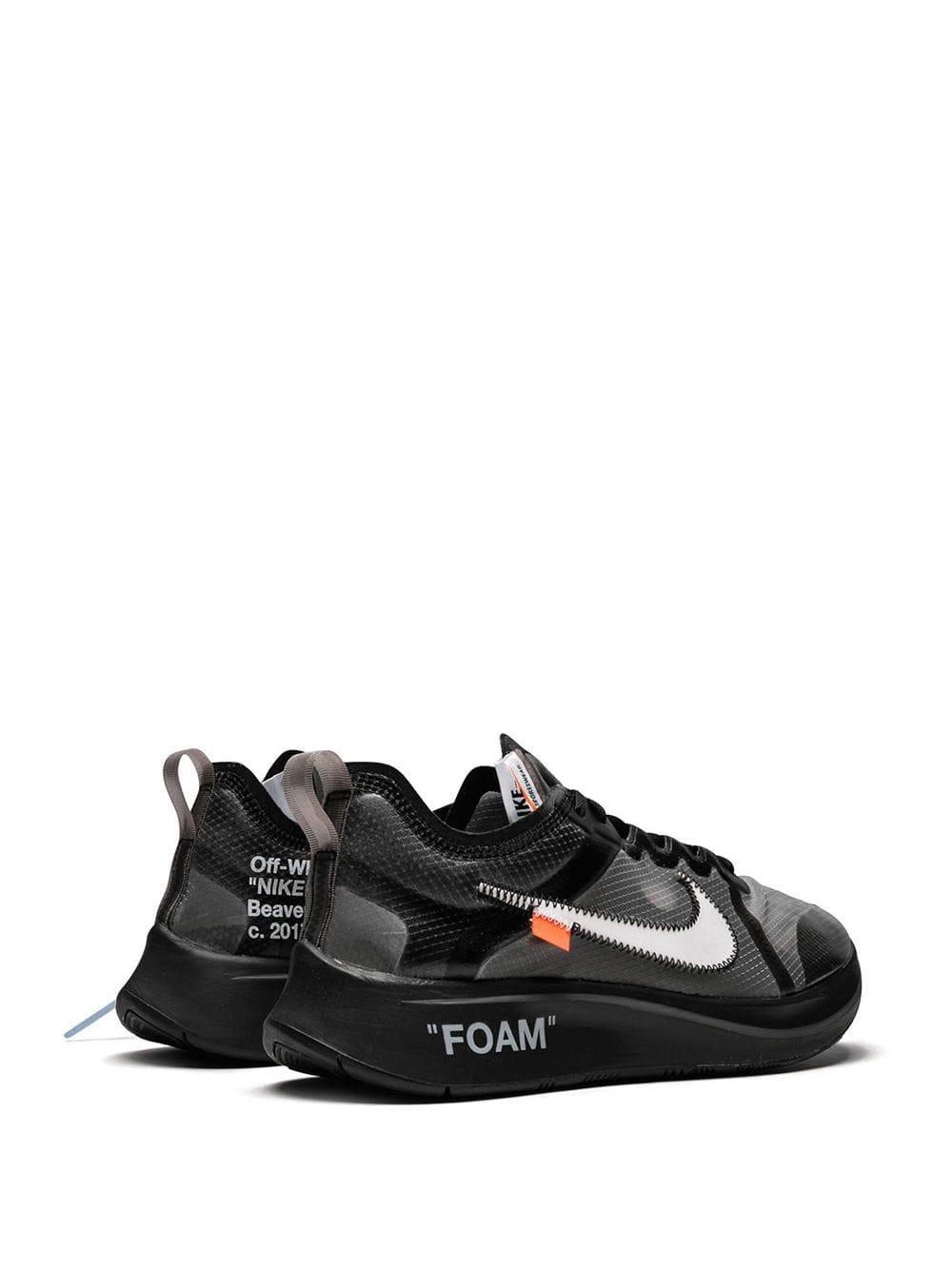 NIKE X OFF-WHITE Rubber The 10th: Zoom Fly Sneakers in Black - Lyst