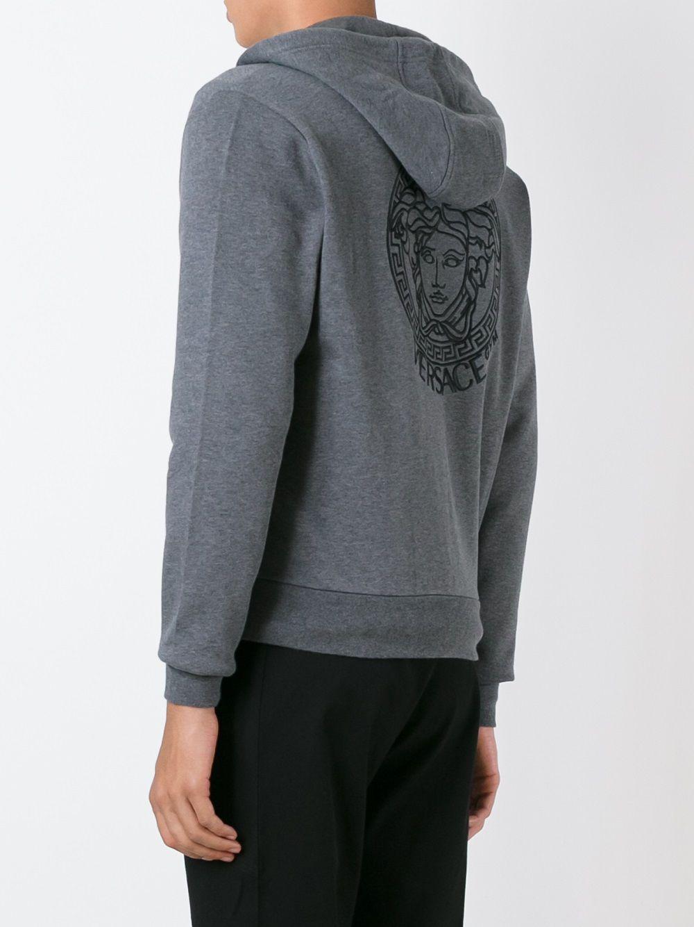 grey gym hoodie