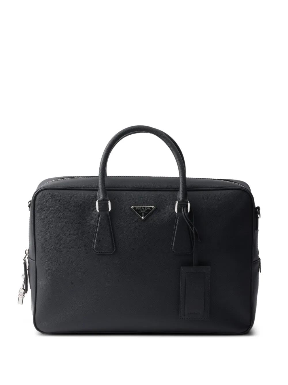 prada-black-Mallette-A-Rabat-A