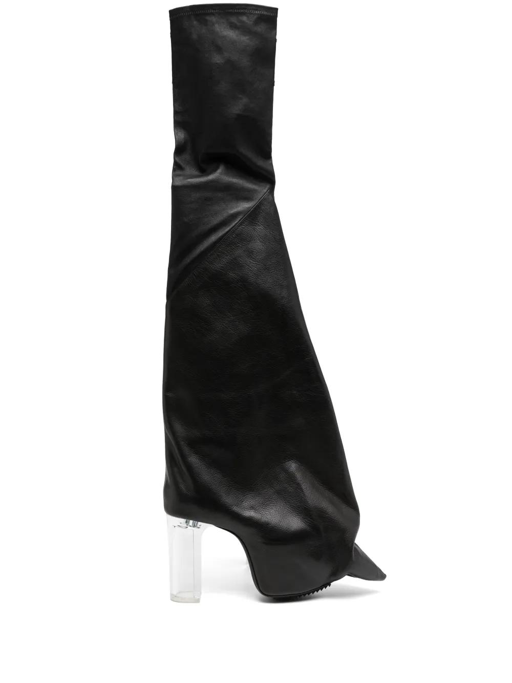 Designer Rick Owens Heeled Silver Boots for Women - Up to 61 Designer Rick Owens Heeled Silver Boots for Women - Up to 61