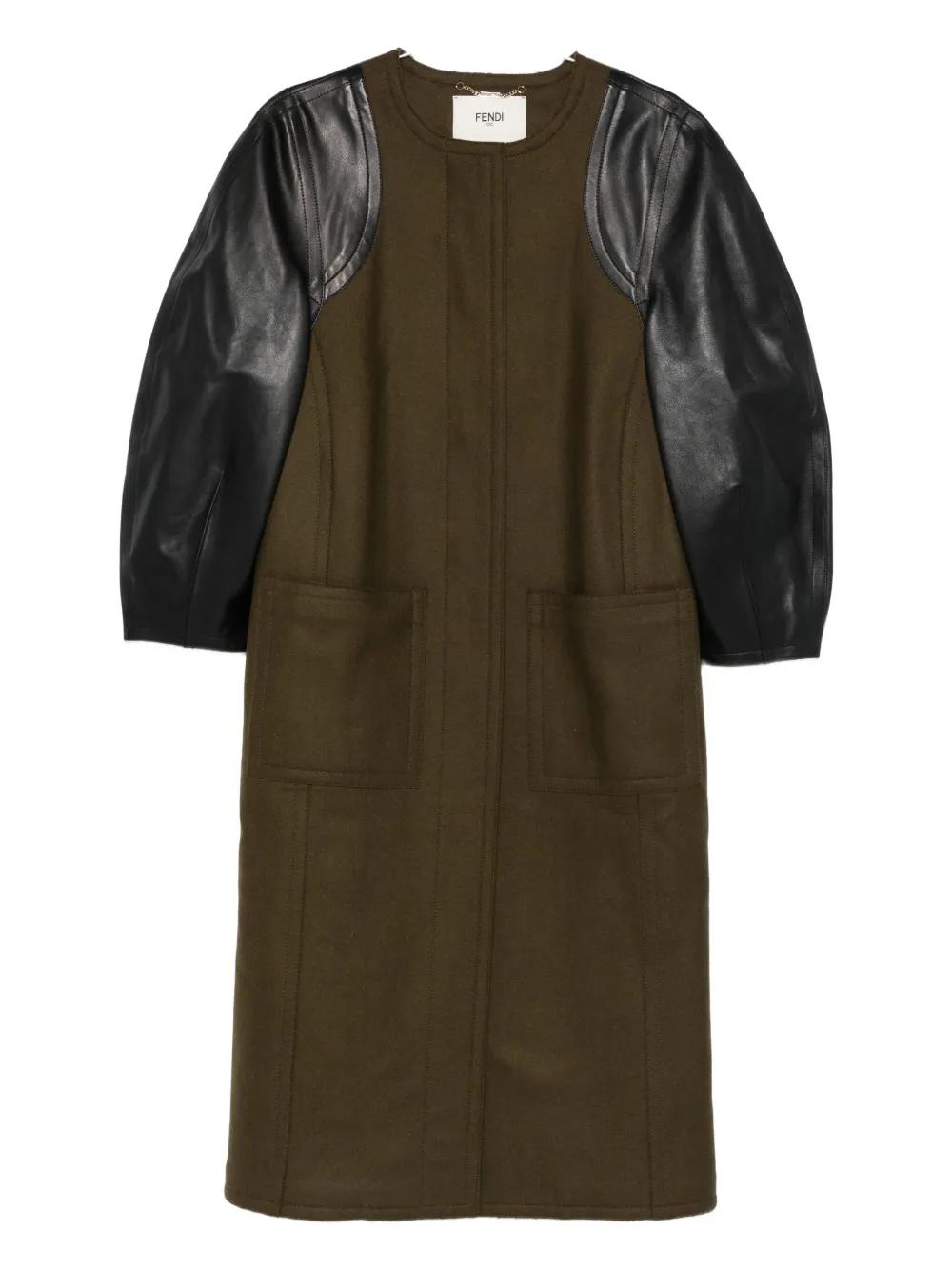ジャケット・アウター vintage FENDI wool silk long coat Auth FENDI - FF8835 A5HD Beige wool, silk Women's Coat | eBay
