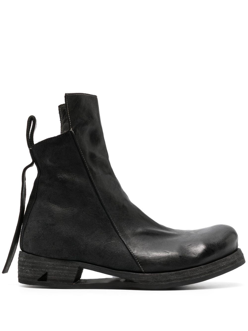 Boris Bidjan Saberi 40mm Leather Boots in Black for Men | Lyst