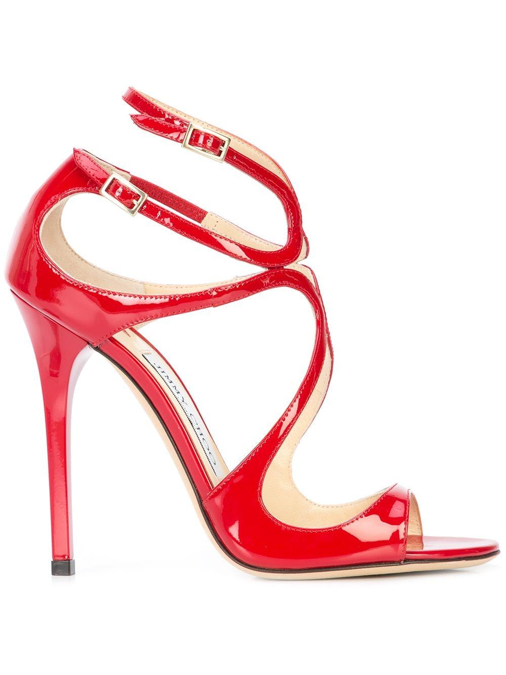 Sandalias Lance Jimmy Choo de Cuero de color Rojo | Lyst