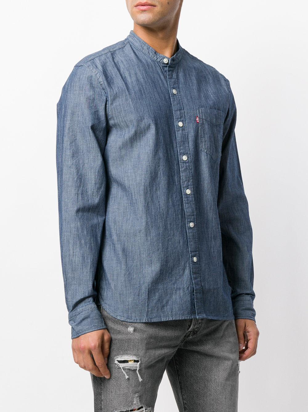 Details more than 142 denim collar shirt super hot dedaotaonec