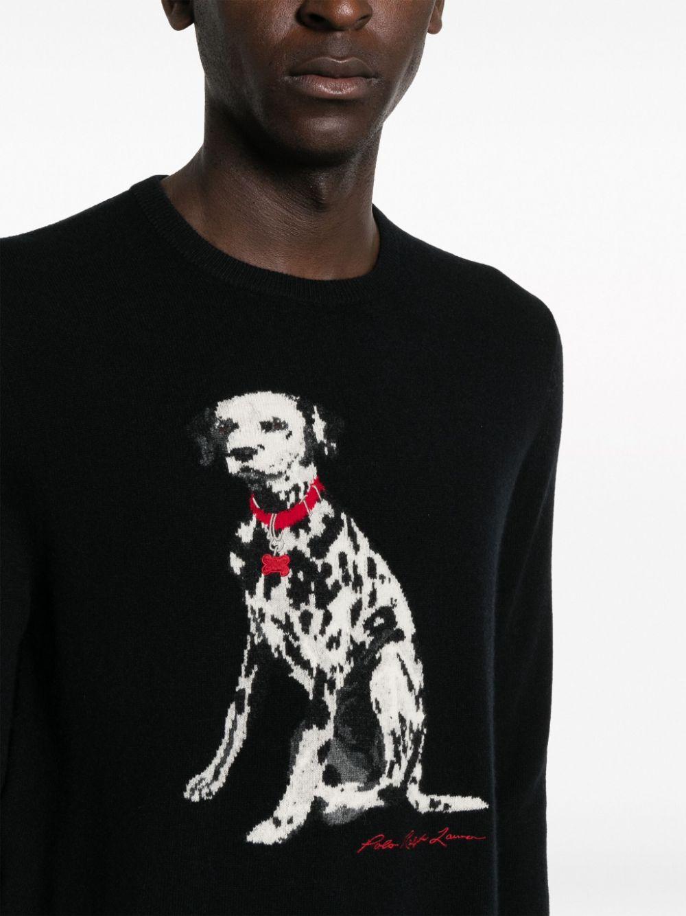 Polo Ralph Lauren Polo Dog-Embroidered Cashmere Jumper in