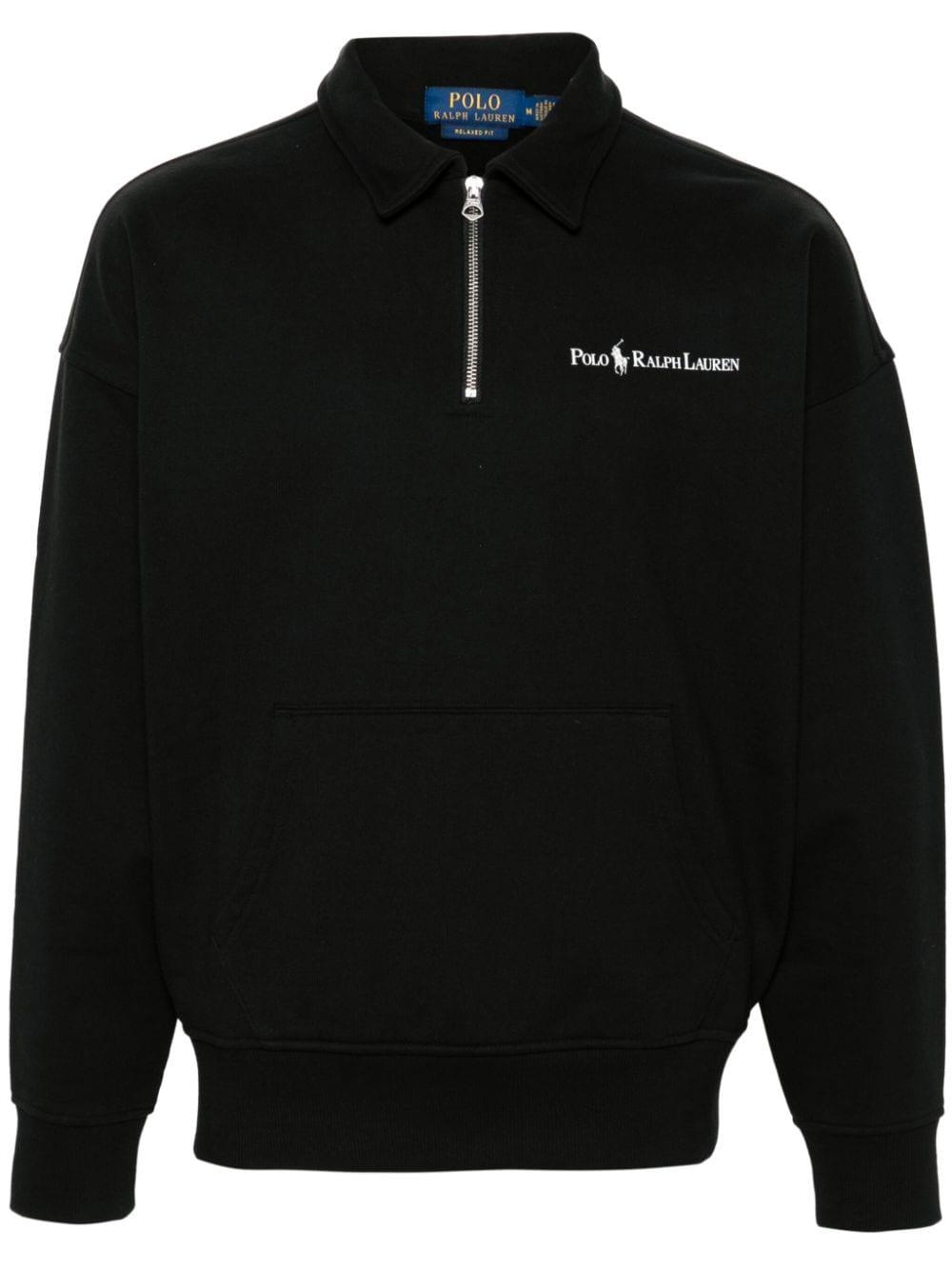 Polo Ralph Lauren Polo Pony print Sweater in Black for Men Lyst UK