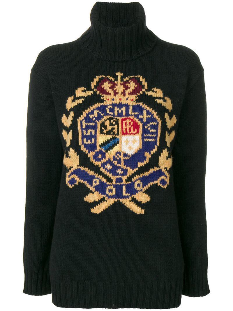 polo crest turtleneck