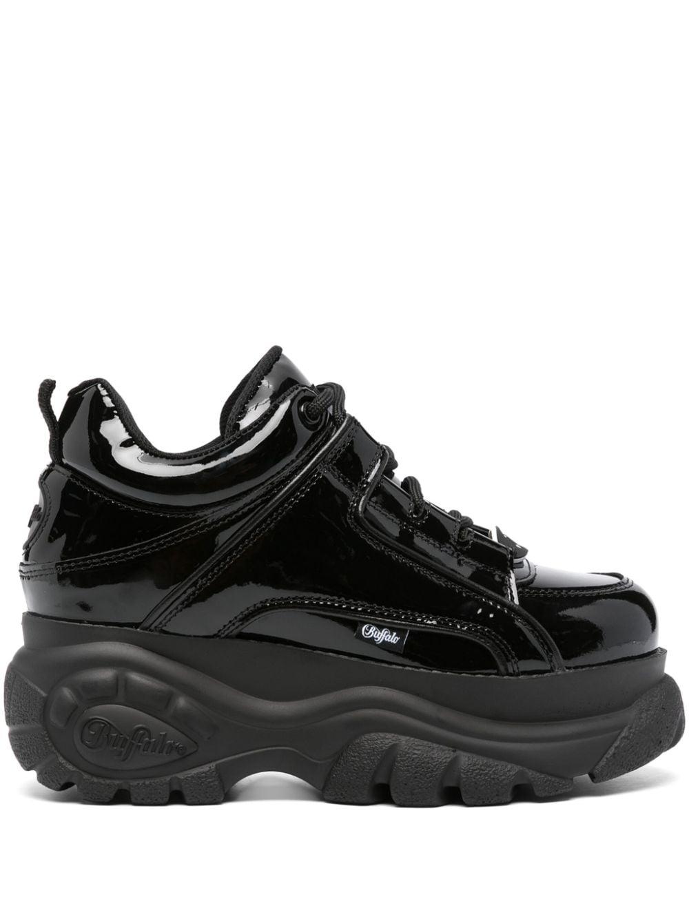 Buffalo classic low leather sneaker deals
