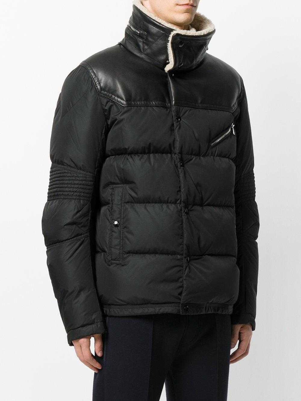 Moncler Leather Tancrede Jacket in 