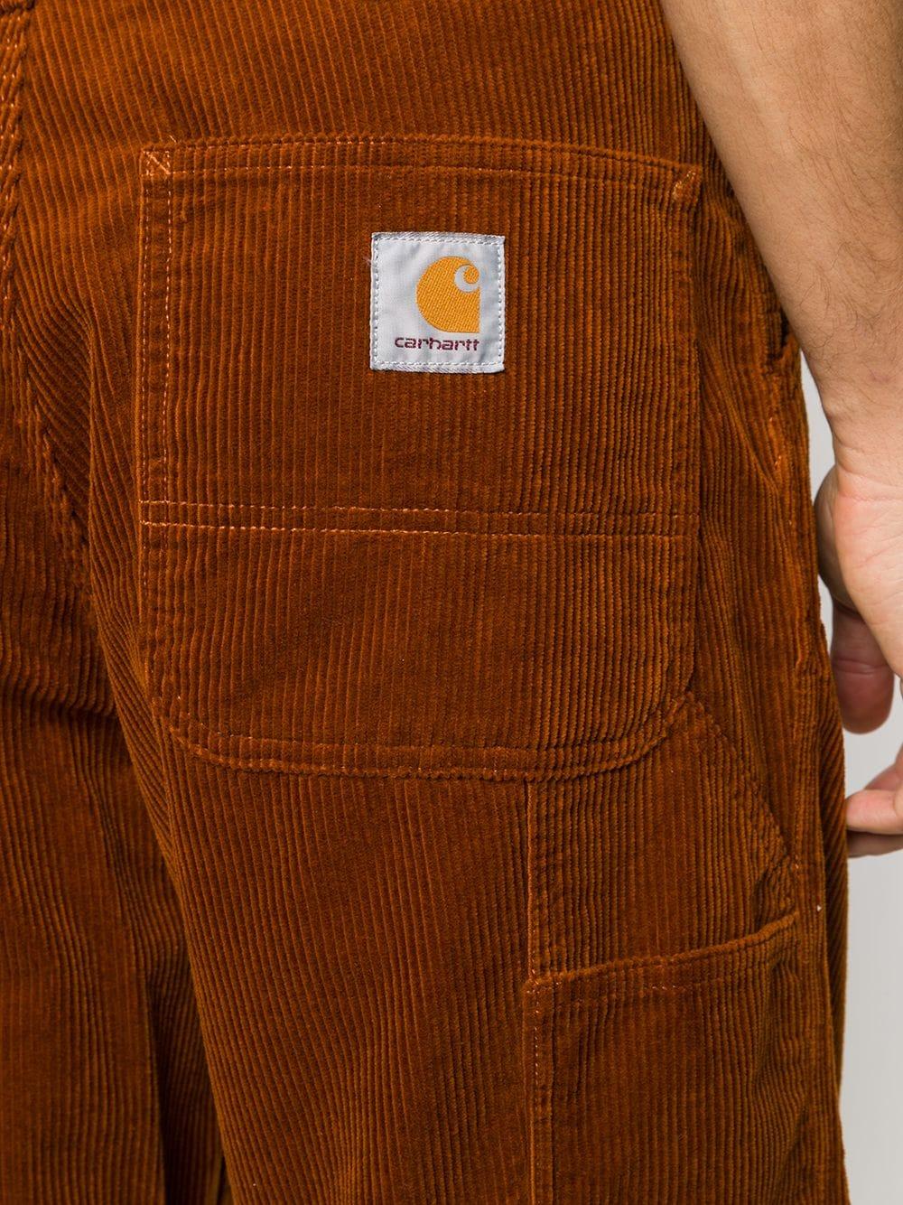 Carhartt WIP Wide-leg Corduroy Trousers in Orange for Men | Lyst