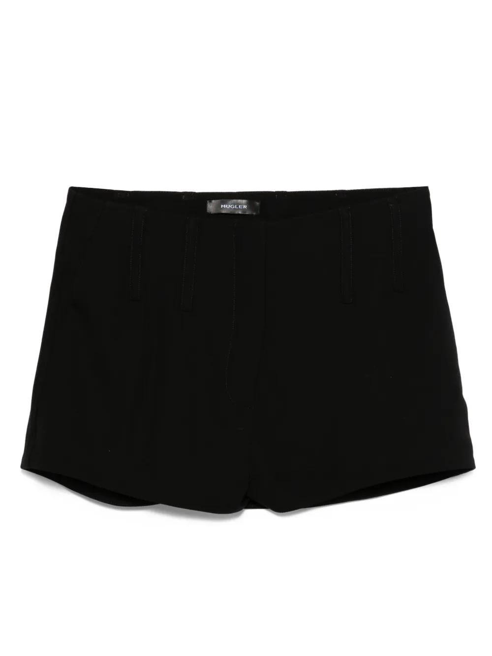 パンツ MUGLER Women Shorts  Burmudas 23W1PA03961821999 Black MUGLER | Black Women's Shorts & Bermuda | YOOX