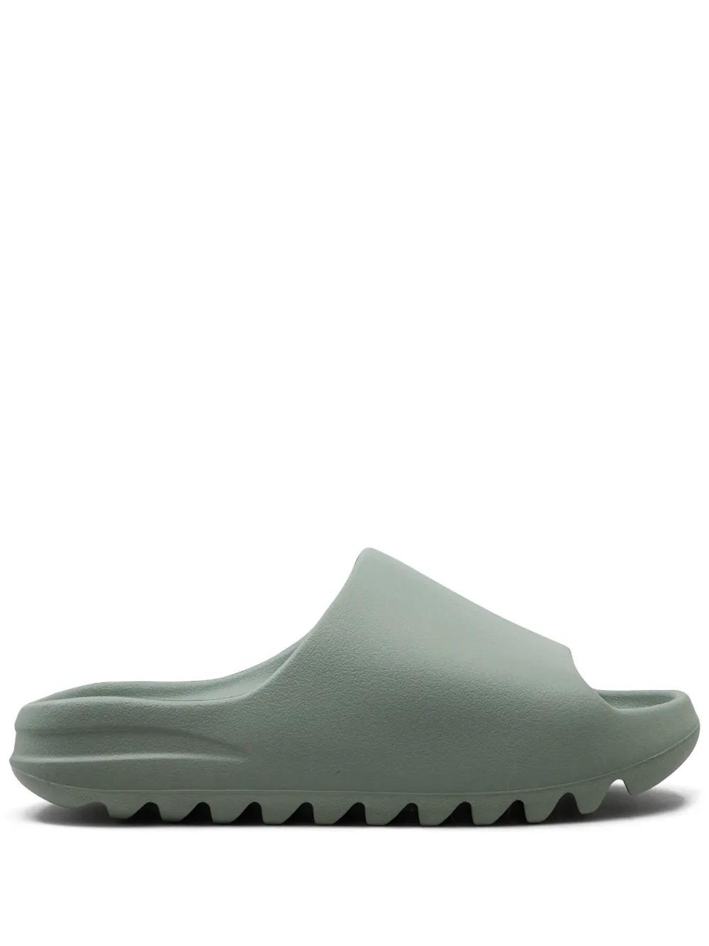 adidas gazelle silver green womens Adidas Yeezy Slide 'Flax' Grade-School main image 1