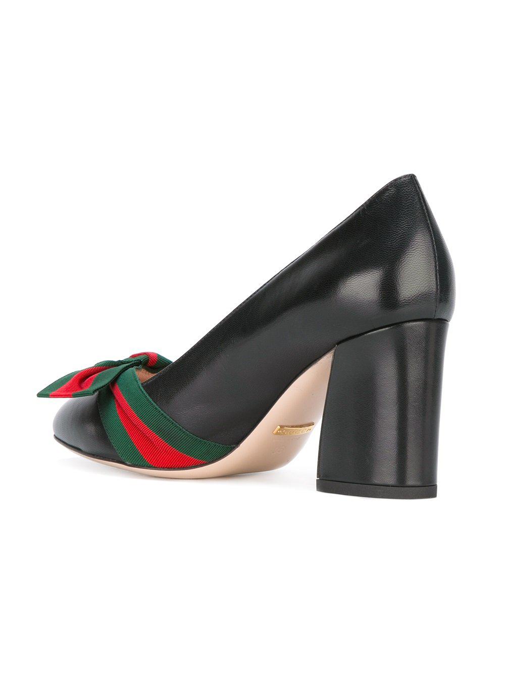 Gucci Black Pumps With Bow Online Sale, UP TO 69% OFF