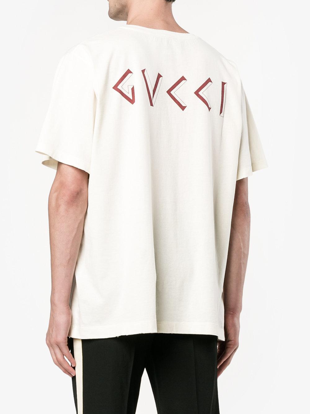 gucci slogan t shirt