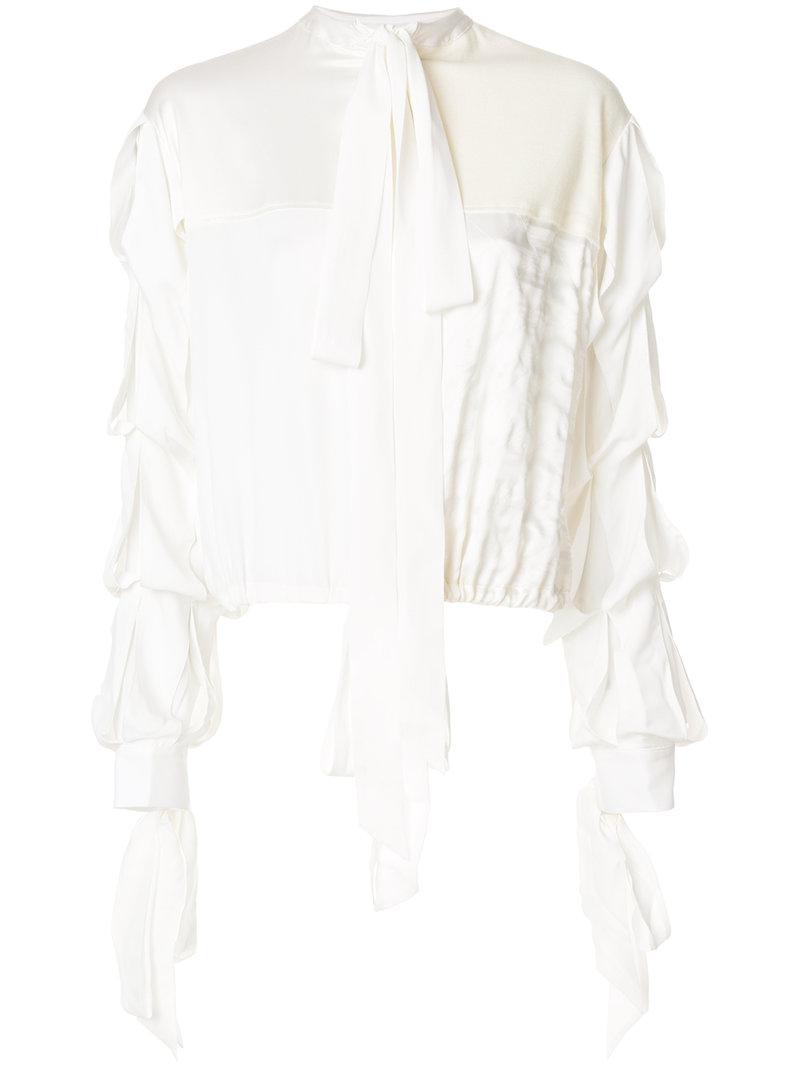 Lyst - J.W. Anderson Soft Tudor Blouse in White