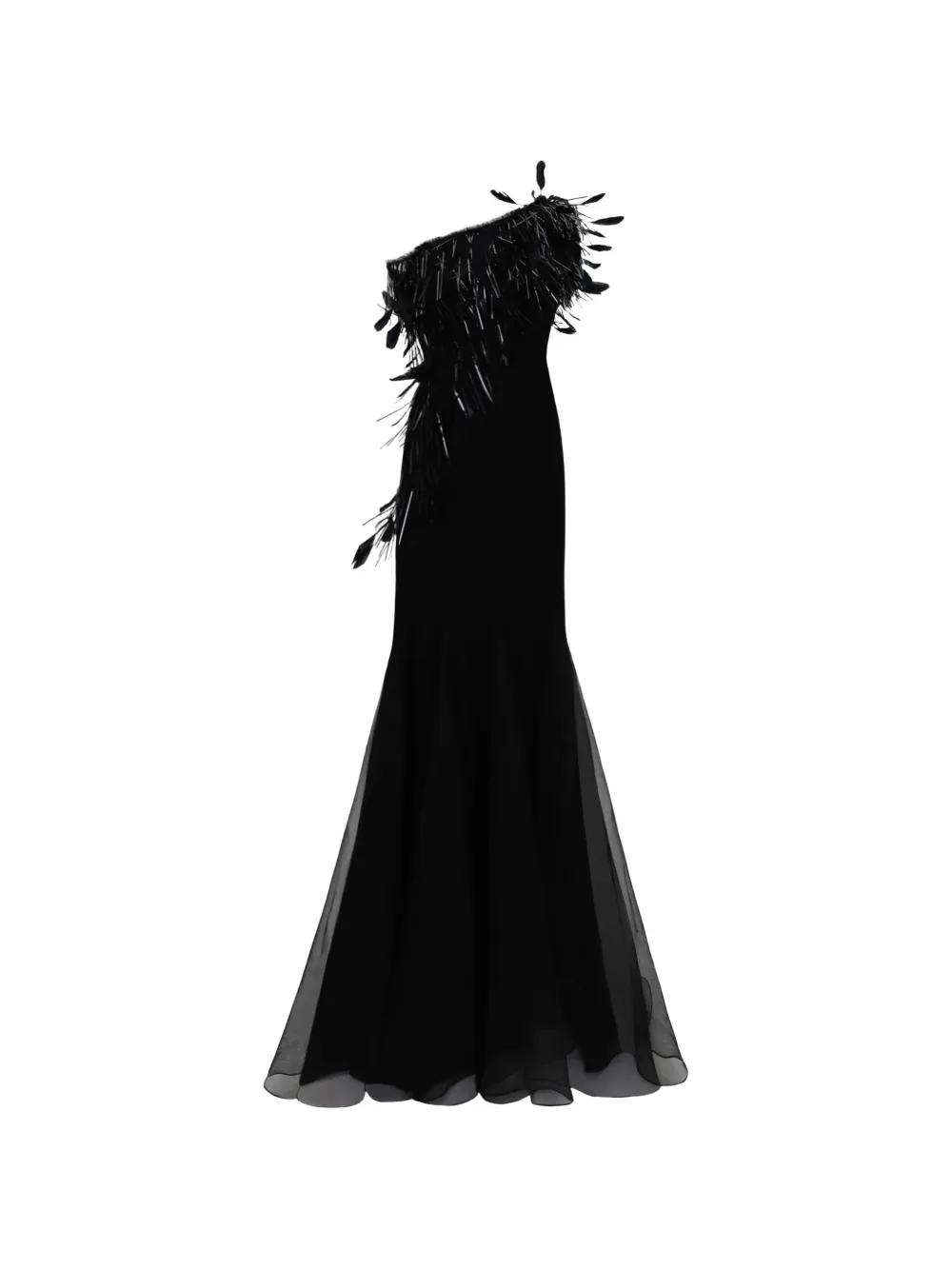 green emerald velvet dress Alex Evenings Petite Caroline Flutter Sleeve Sequin Gown Mink / 12p