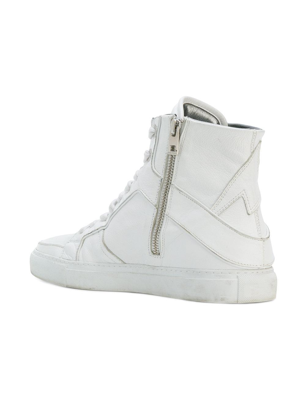 high flash sneakers zadig