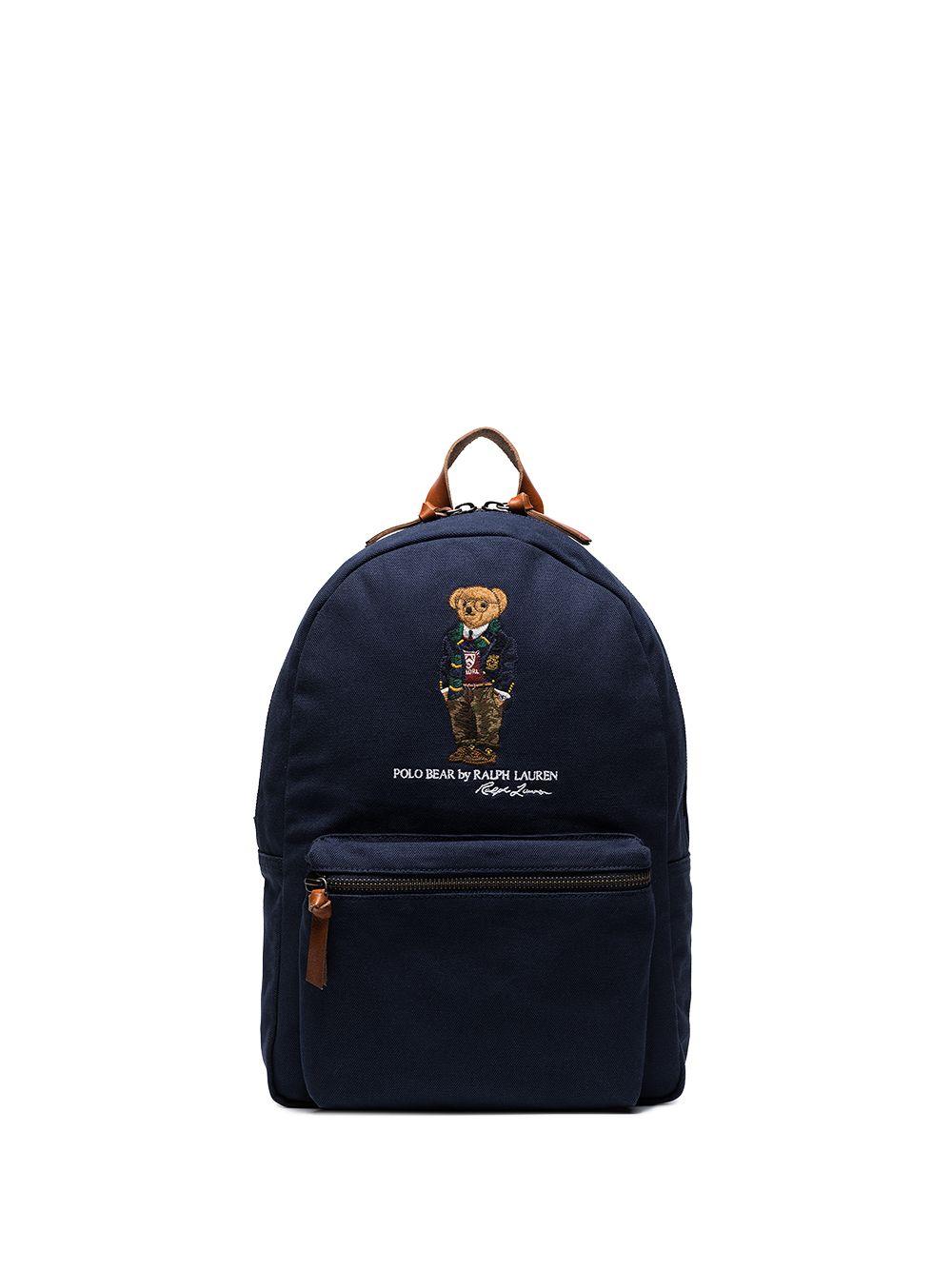 Polo Ralph Lauren Polo Bear Cotton Backpack in Blue for Men | Lyst