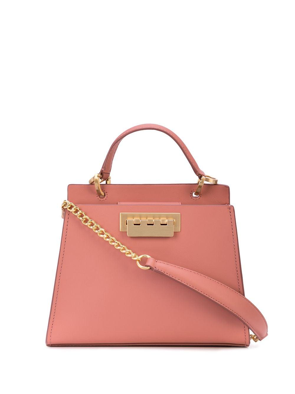 Zac Zac Posen Leather Earthette Double Compartment Bag in Pink - Lyst