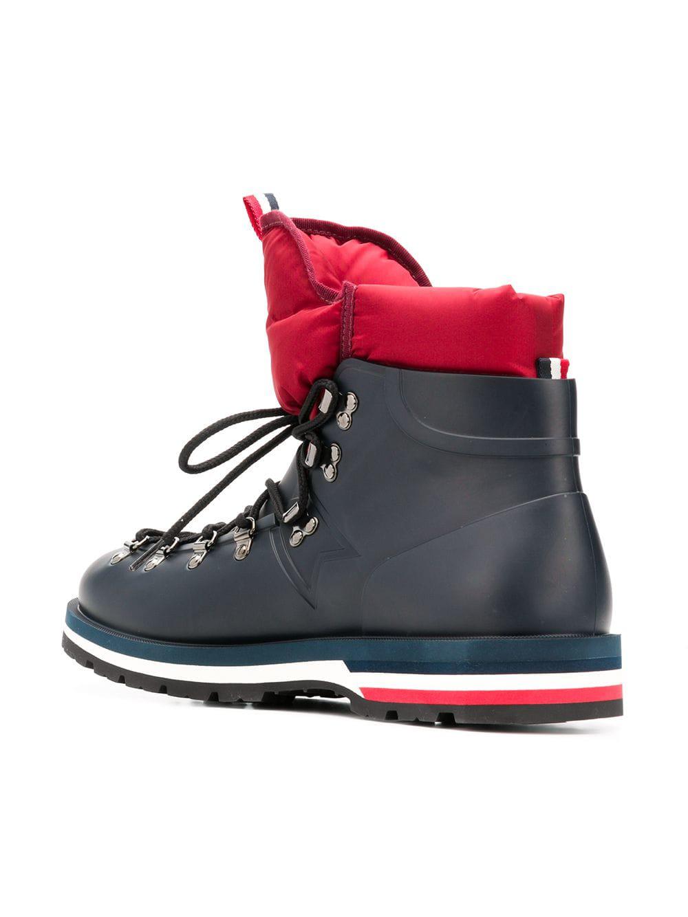 Moncler Rubber Henoc Scarpa Rain Boots in Navy (Blue) for Men Lyst