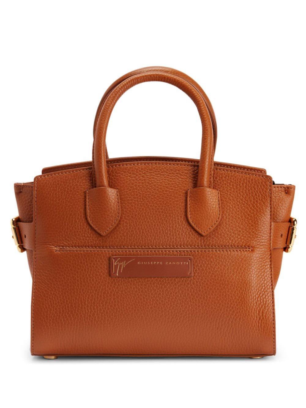 Giuseppe Zanotti Angelina Leather Tote Bag in Brown | Lyst