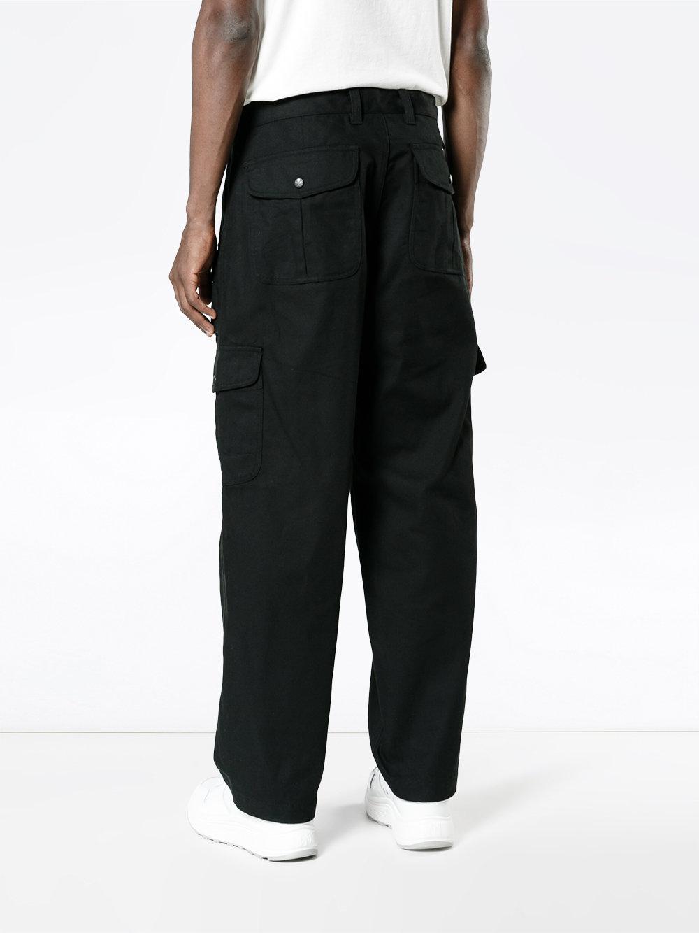 White Mountaineering Cotton Hunting Cargo Pants in Black for Men - Lyst