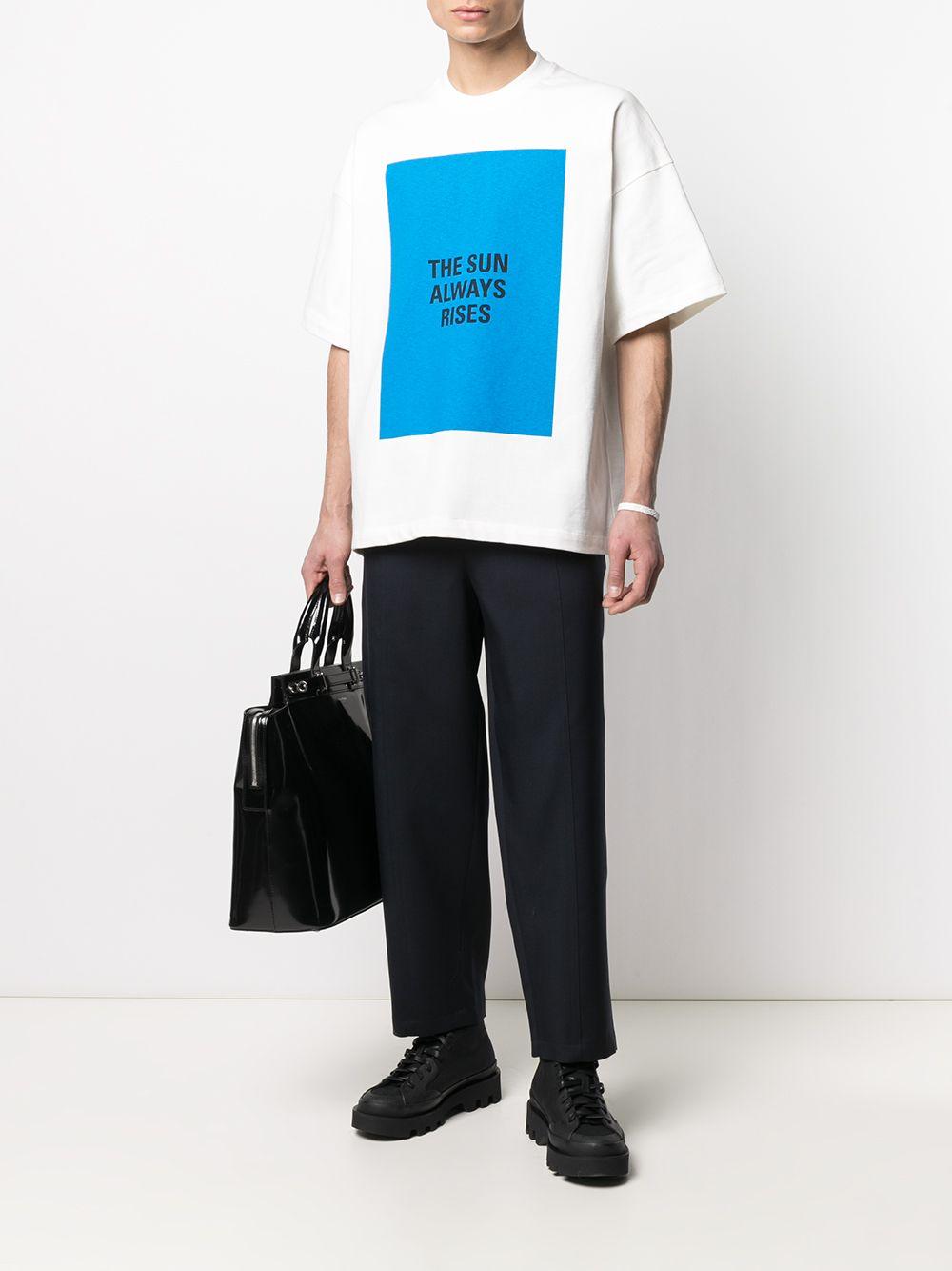 Jil Sander The Sun Always Rises T-shirt in White for Men | Lyst Canada