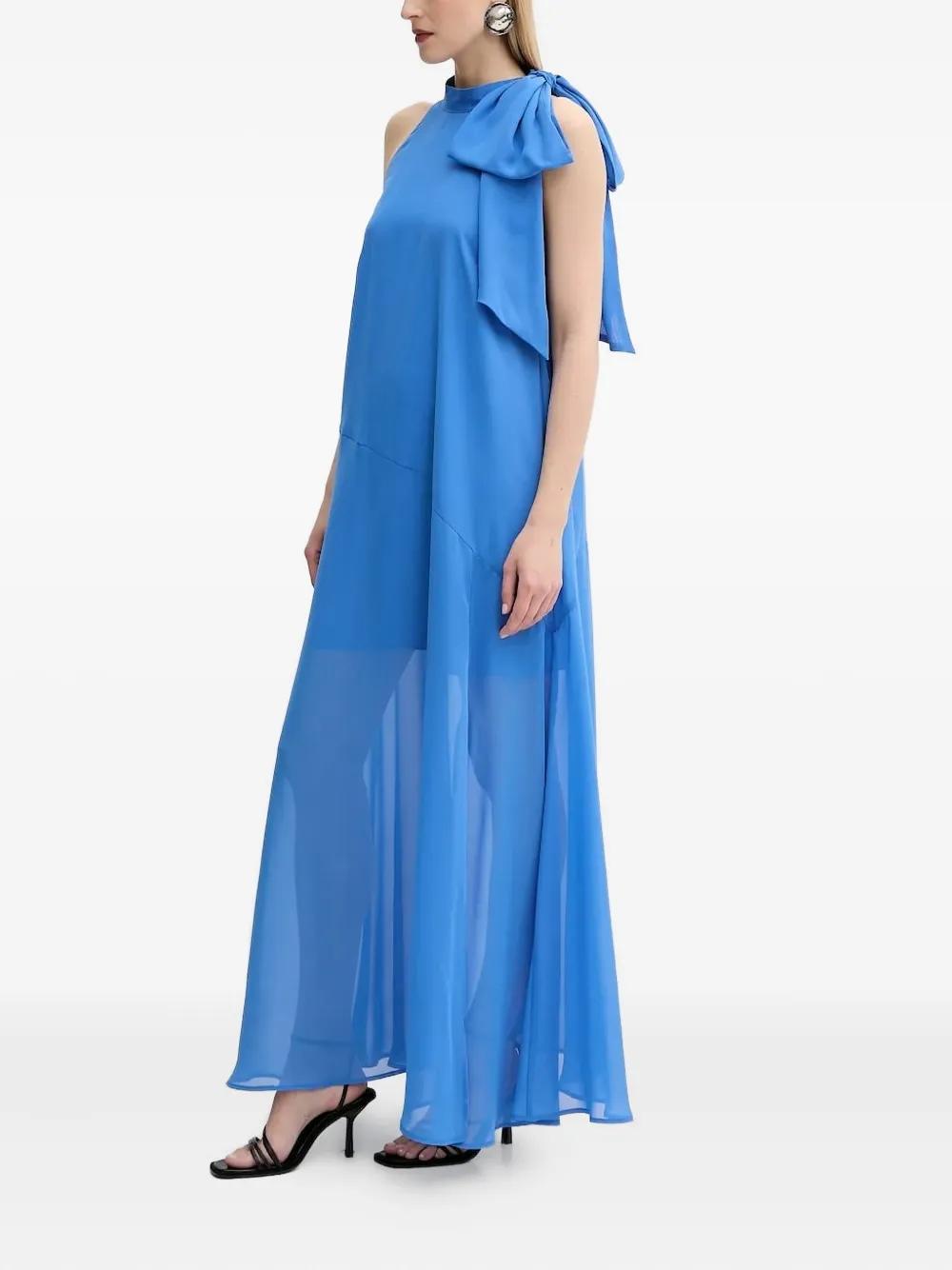 inner maxi dress Satin Wrinkle Inner Maxi Slip Dress