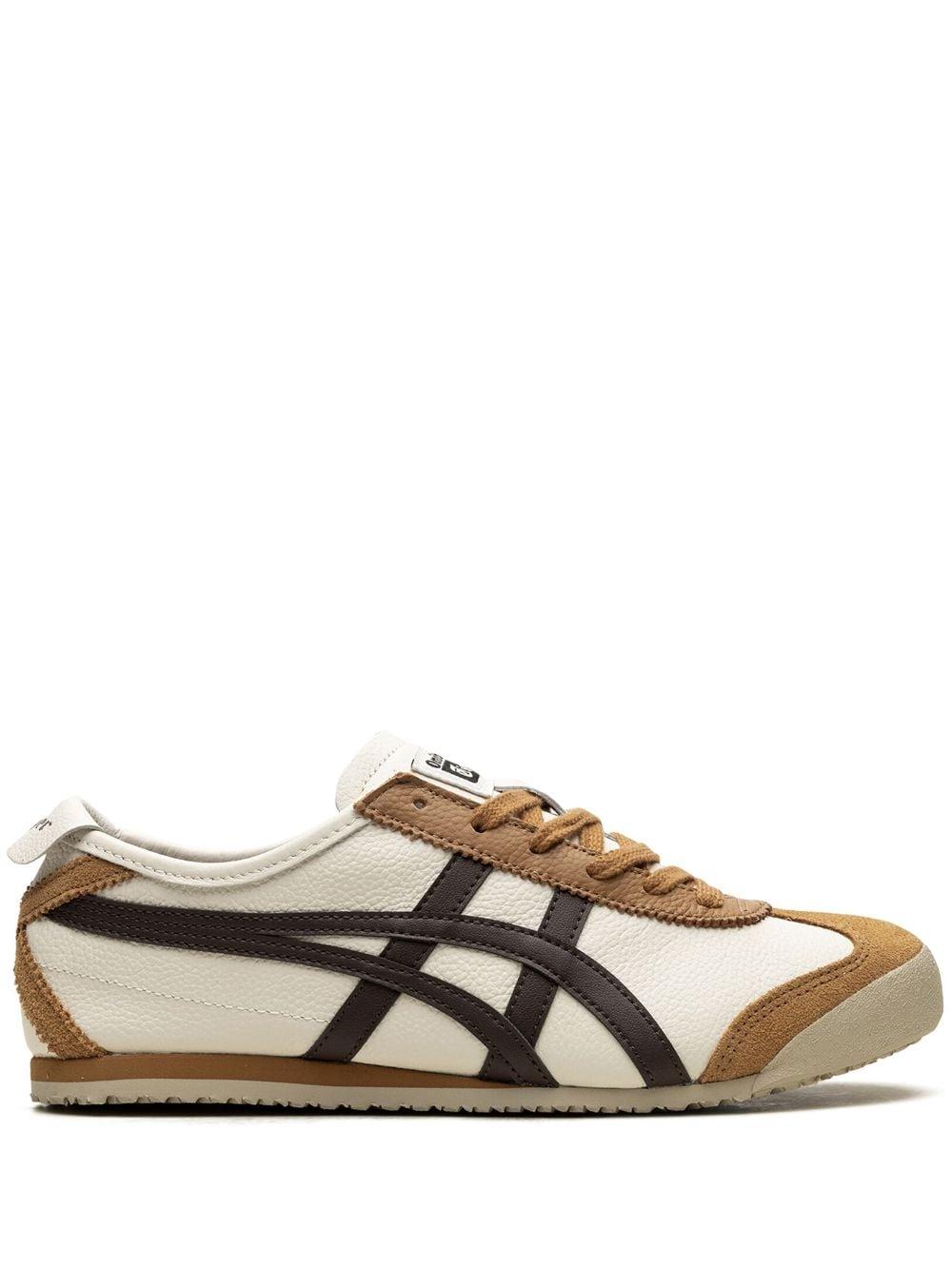 Scarpe Onitsuka Tiger Mexico 66 Unisex – Colore Crema/ostrica, Pelle Bovina, Nuove In Scatola Taglia UK 11.5 / US 9 - Foto 6