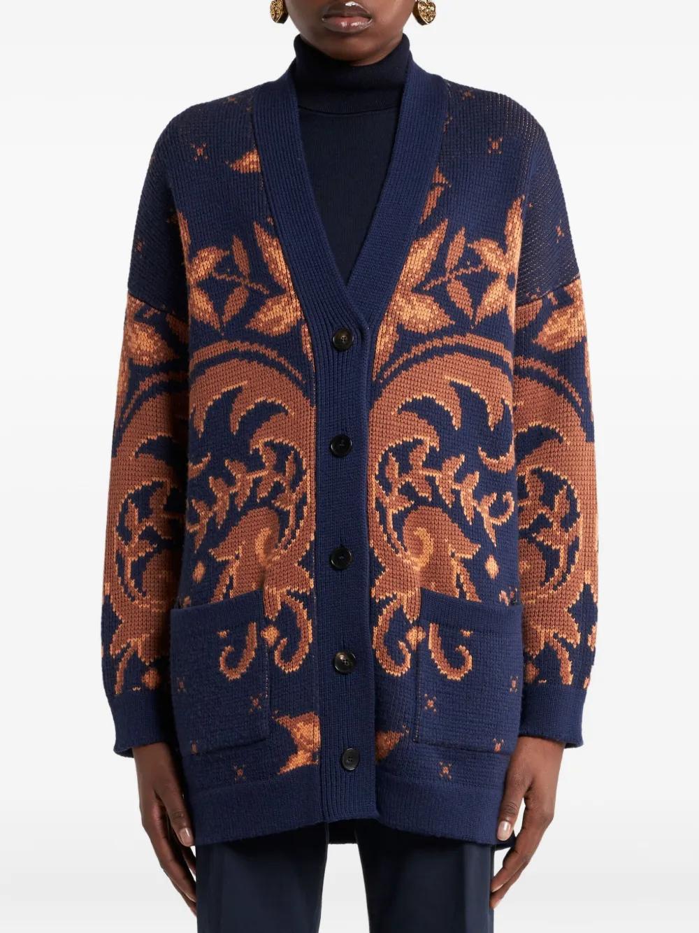 【送料&関税込】Etro Multicolor Wool Cardigan Etro Multicolor wool cardigan | gebnegozionline | REVERSIBLE