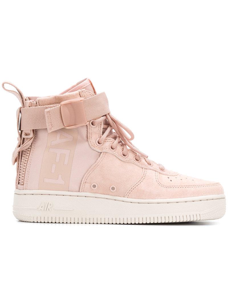 Baskets montantes SF Air Force 1 Mid Synthétique Nike en coloris ... Baskets montantes SF Air Force 1 Mid Synthétique Nike en coloris ...