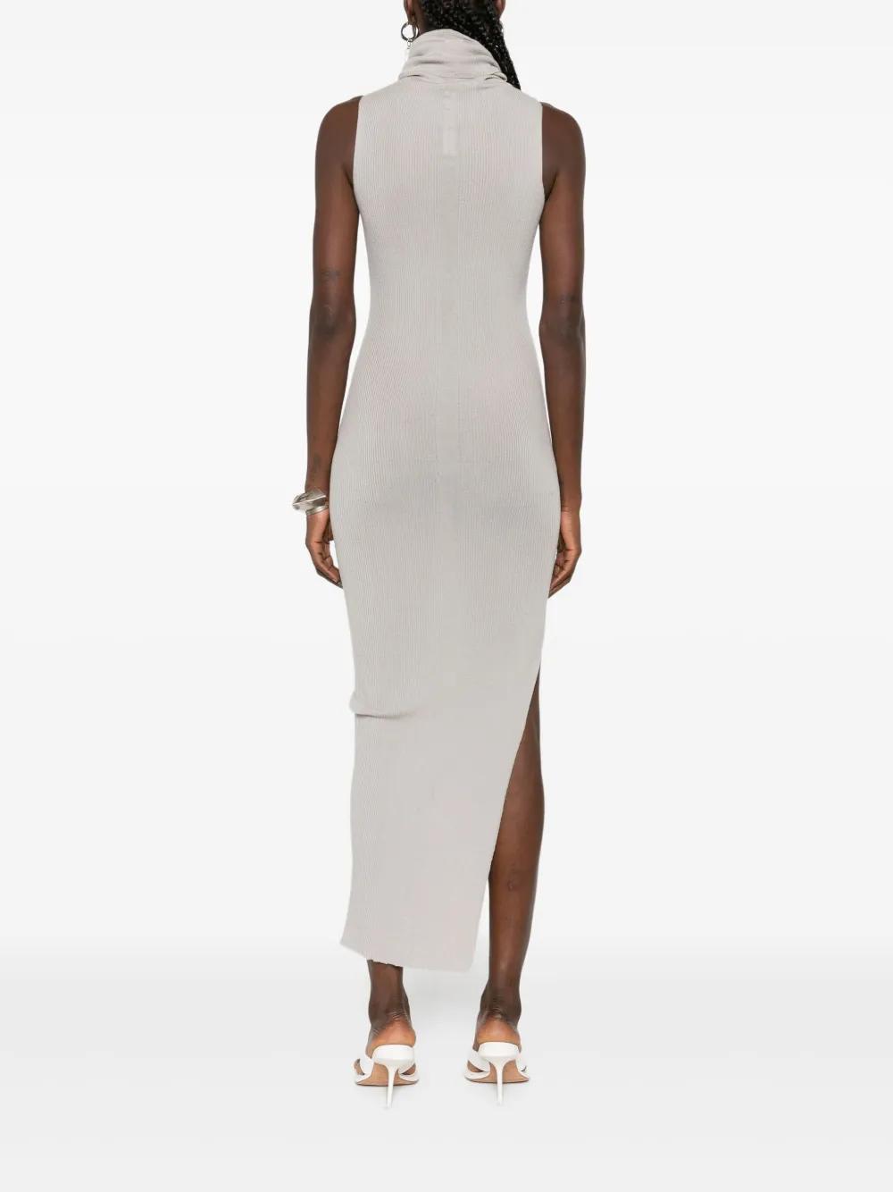 オールインワン・サロペット Rick Owens Satin-Finish White Dress Rick Owens 'WHITE SATIN ARMY OF LOVE' Runway Spring/Summer