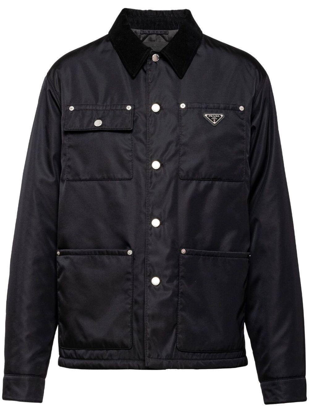 Prada Re Nylon Blouson Jacket in Black for Men Lyst UK