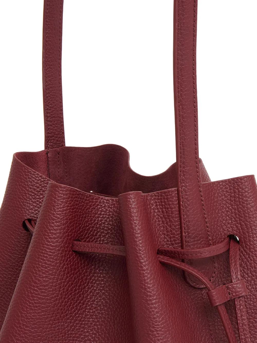 Mansur Gavriel Cabas Drawstring Bucket Bag in Red Lyst UK