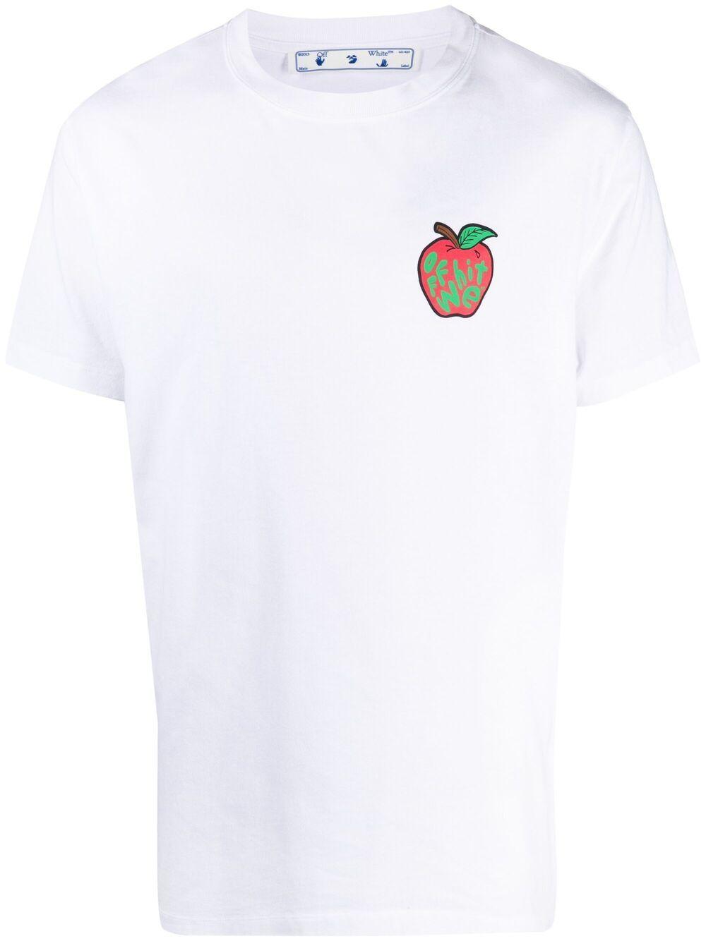 off white t shirt apple