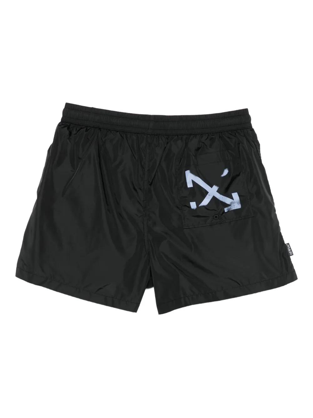 【送料&関税込】Off-White Beachwear In Black Polyamide Off-White c/o Virgil Abloh Beachwear and Swimwear for Men
