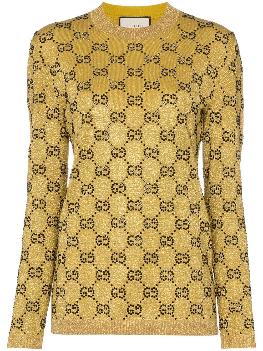 gold gucci sweater