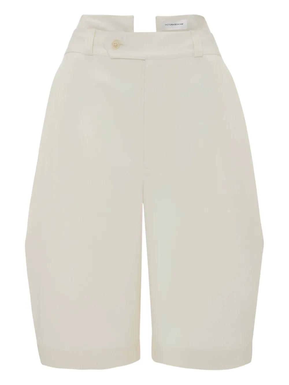 ショートパンツ VICTORIA BECKHAM Women Shorts  Burmudas 1125WTR006059AALMON Victoria Beckham houndstooth-pattern Tailored Shorts | Brown