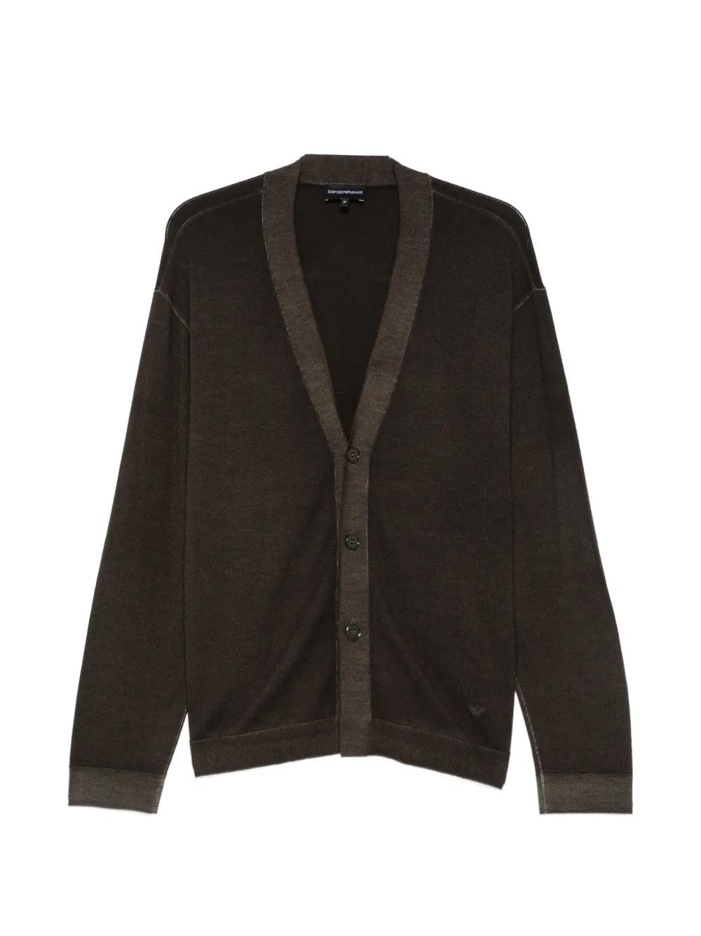カーディガン EMPORIO ARMANI - EMPORIO ARMANI design long cardigan Emporio Armani Cardigans for Men | Online Sale up to 77% off | Lyst