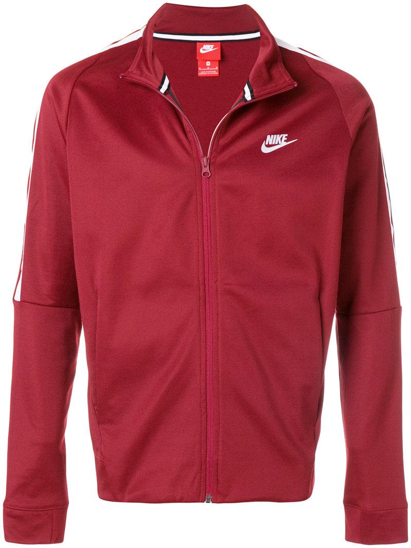 nike tribute jacket red