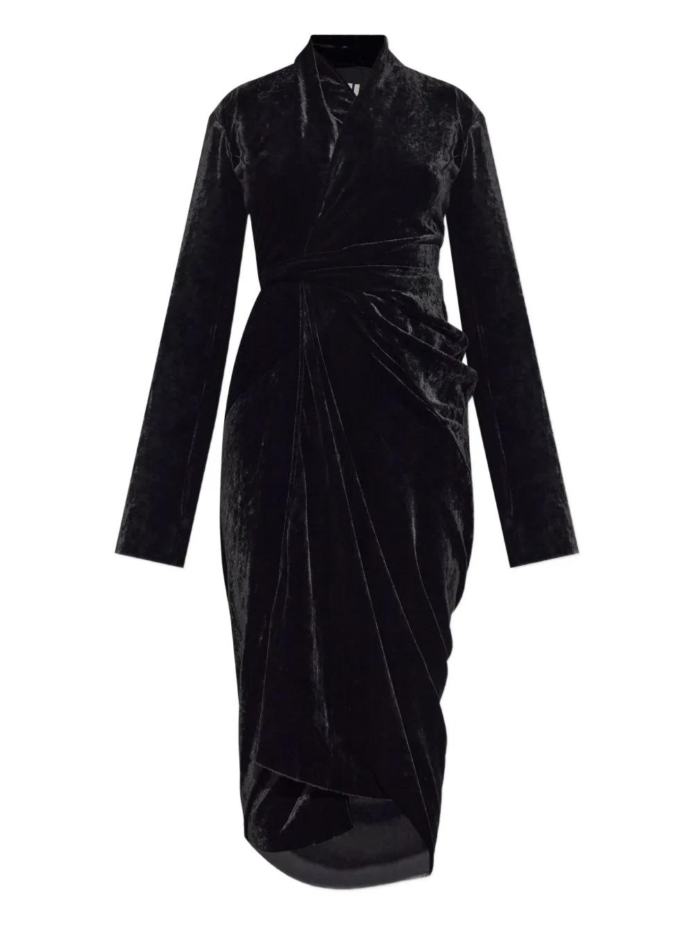 【RICK OWENS】 新作!! ☆WRAP ドレス☆ 素材の未踏領域へ。リック オウエンスが押し進める、飽くなき