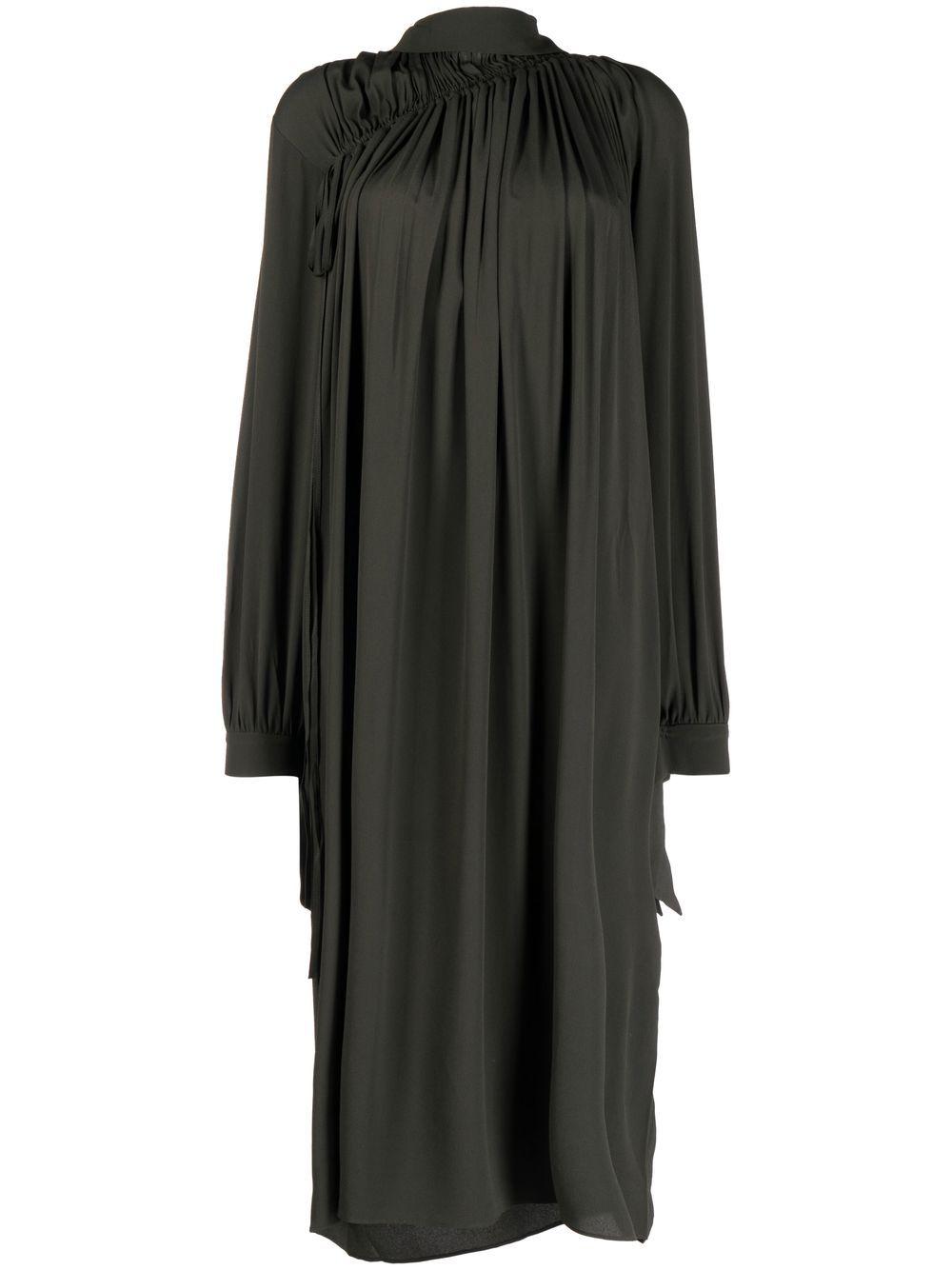 N°21 Pussy-bow Collar Dress in Black | Lyst