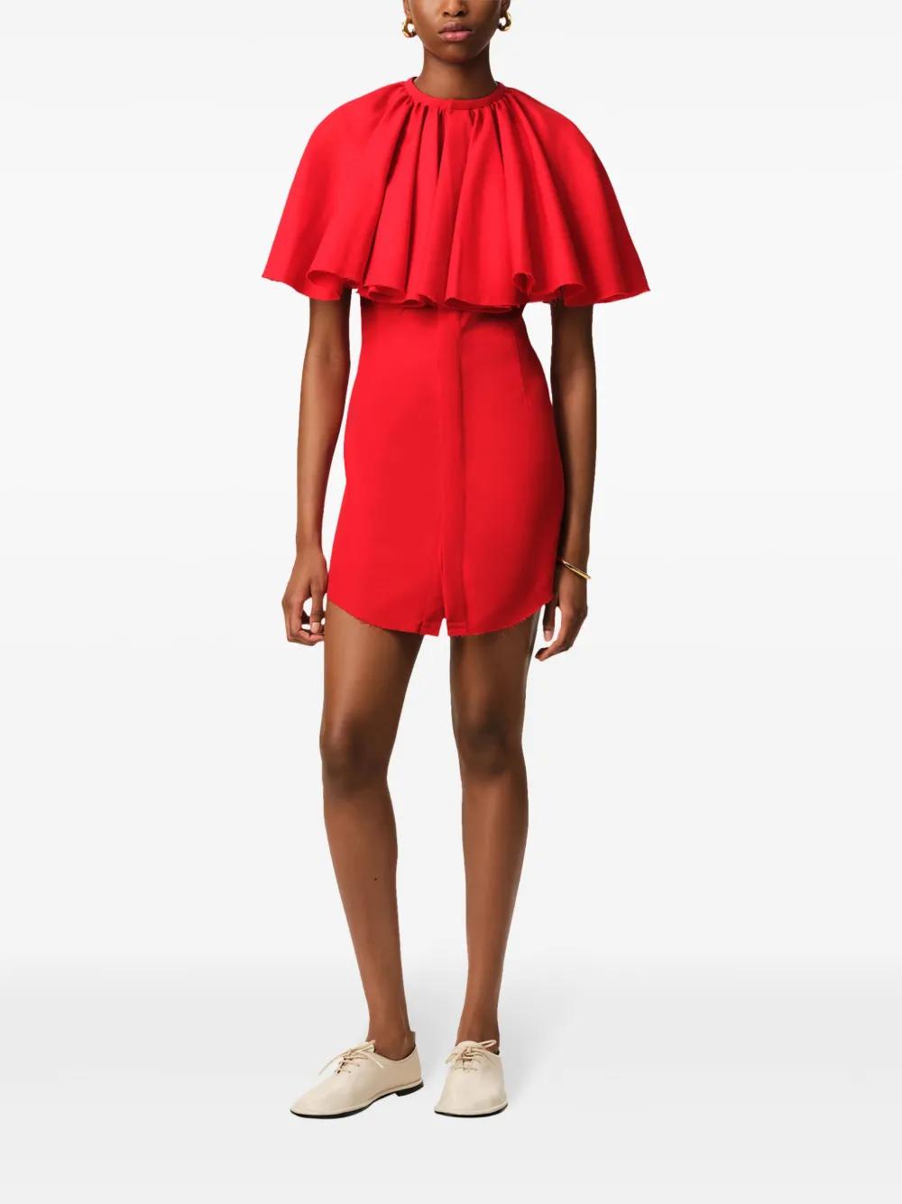 ワンピース Ami Paris Mini Red Wool Dress WOMAN AMI RED VIRGIN WOOL DRESS