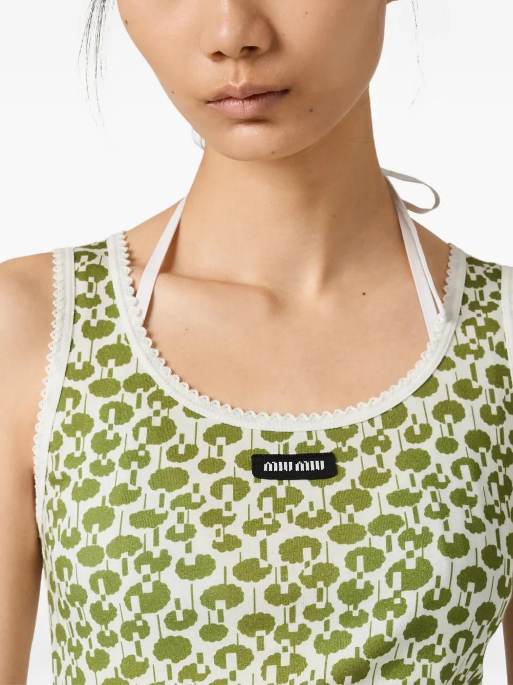 Miu Miu Sleeveless and tank tops for Women | Online Sale up to 33