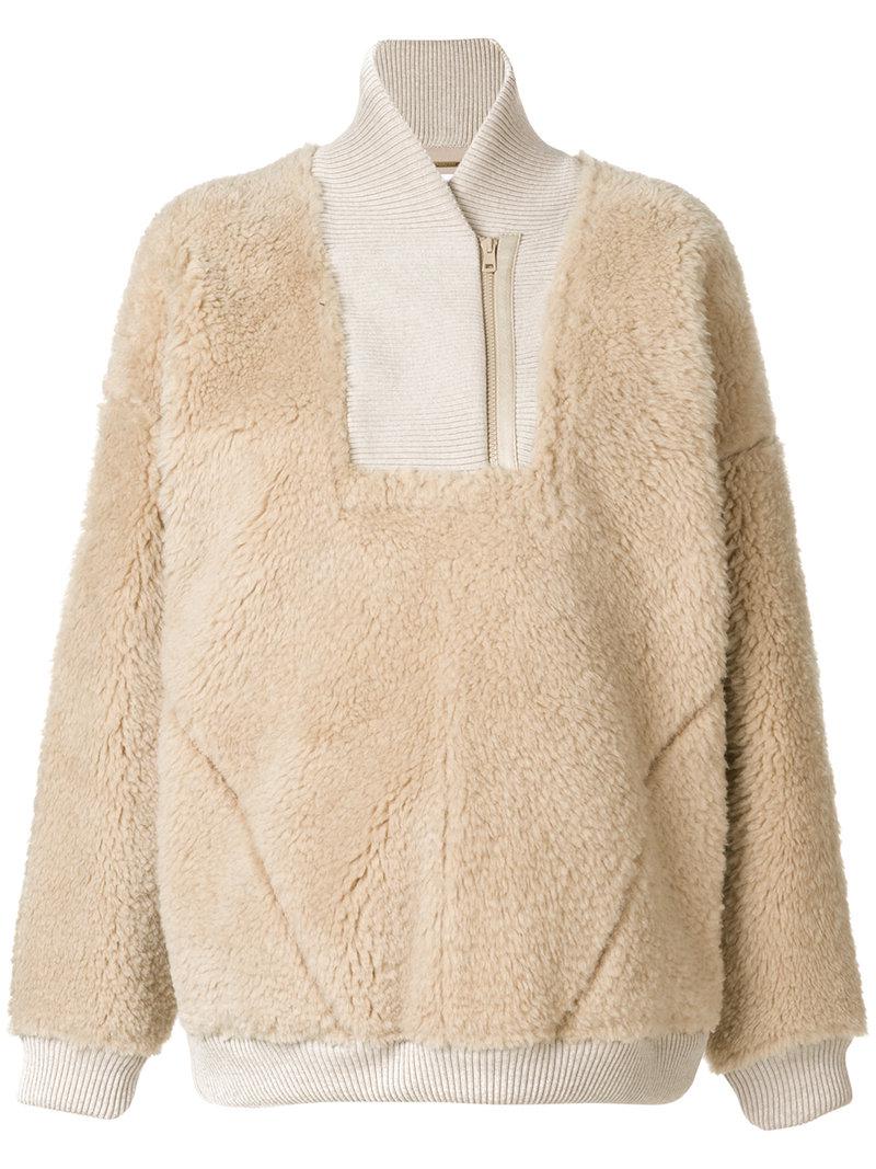shearling jumper
