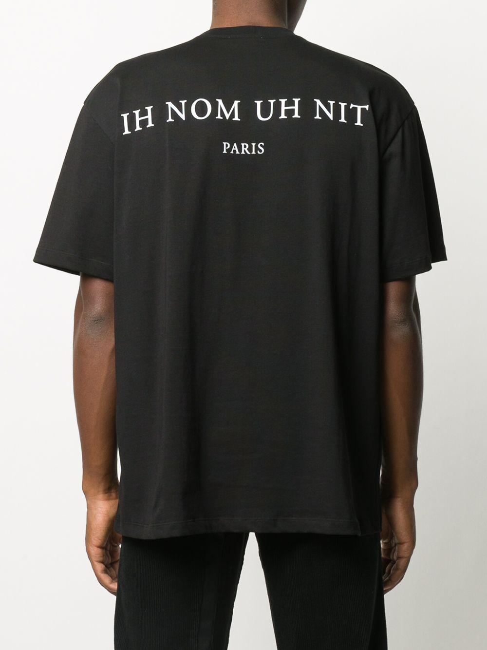 ih nom uh nit Cotton Graphic Print Short-sleeve T-shirt in Black for ...