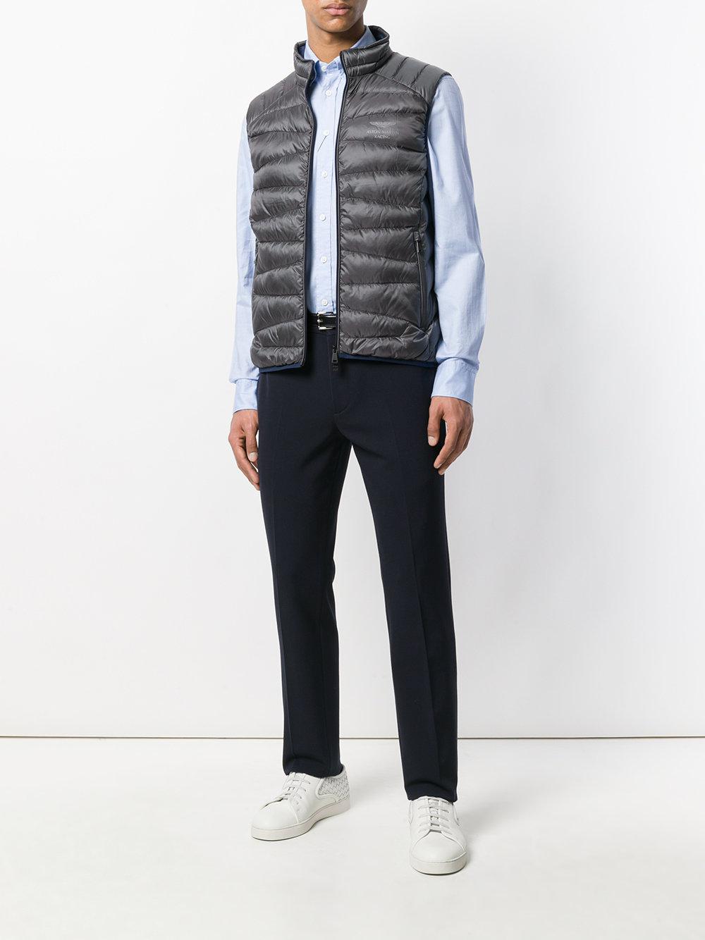 Chaleco Aston Martin Racing Hackett de Tejido sintético de color Gris para  hombre | Lyst