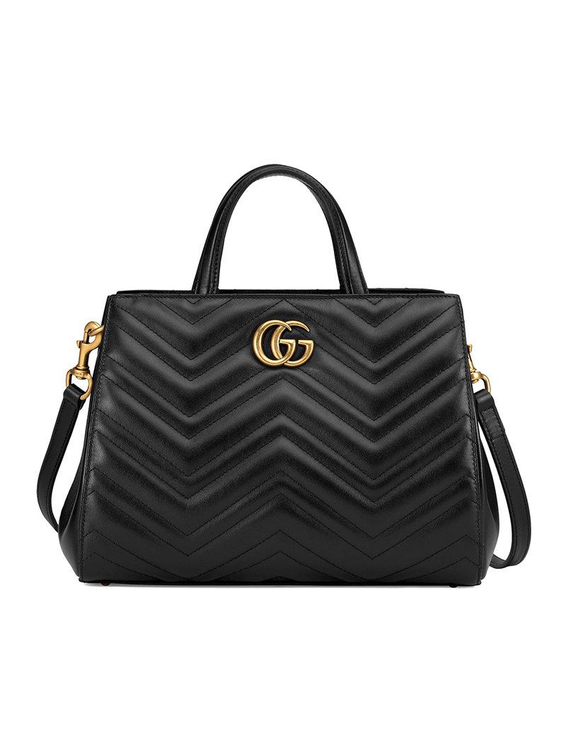 Gucci GG Marmont Matelassé Leather Top 