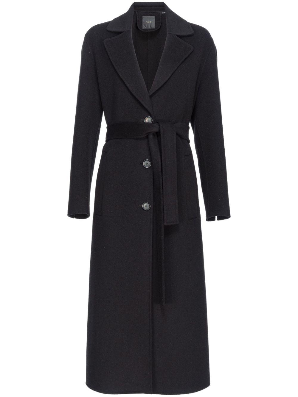 Pinko black coat hotsell